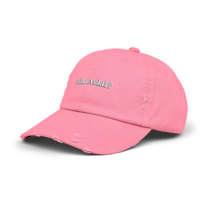 Who Askd? Distressed Cap
